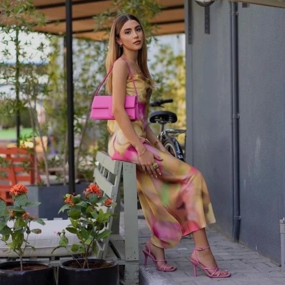 Zara Tie Dye Slip Dress - Picture 2 of 16